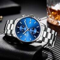 Image 5 of Silver Blue Watch