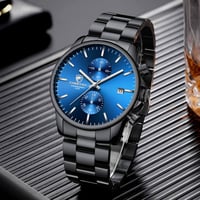 Image 1 of Black Blue Watch