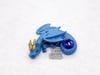 Small Blue Sleeping Dragon with Blue Crystal