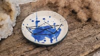 Image 2 of Blue Splatter Dish