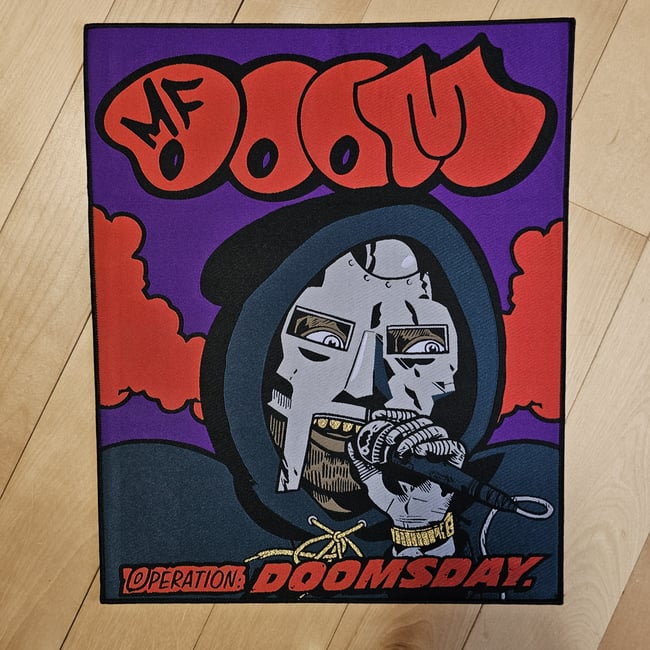MF DOOM - Operation: DOOMSDAY Woven Back Patch