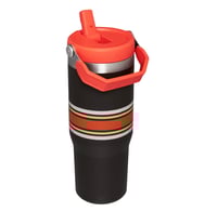 Image 3 of The Varsity IceFlow™️ Flip Straw Tumbler “Black Mesh” | 30 Oz.