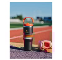 Image 5 of The Varsity IceFlow™️ Flip Straw Tumbler “Black Mesh” | 30 Oz.