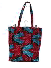 Image 3 of Fiery Bloom Tote Bag
