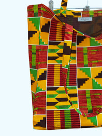 Image 3 of Kente Heritage Tote Bag