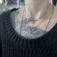 Image 5 of Weird Sister Strands + AO Triangle necklace in sterling silver (LGBTQ+ fundraiser)