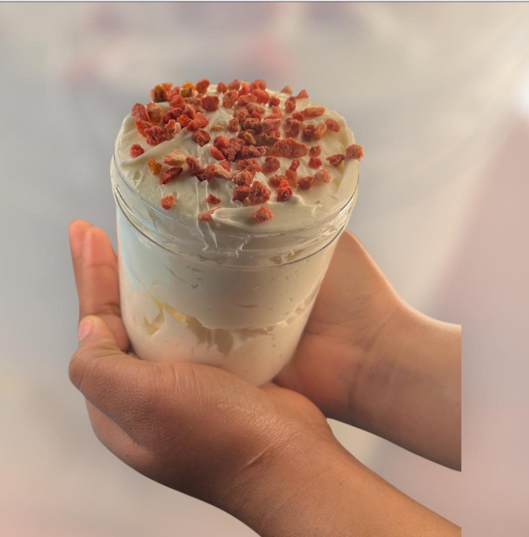 Image of Super Creamy Strawberry 🍓&vanilla Shea Butter for body Moisturizer 