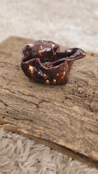 Image 2 of Brown Folded Bowl