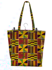 Image 1 of Kente Heritage Tote Bag