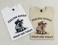 Image 1 of feeling kinda idgaf-ish t-shirt