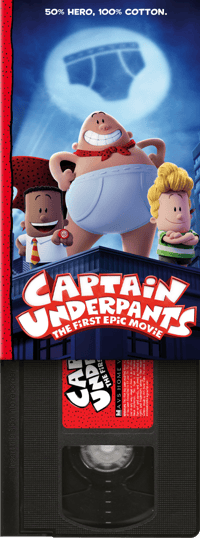 Image 1 of CAPTAIN UNDERPANTS Custom VHS