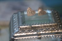 Image 2 of Patterned heart earrings 