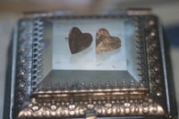 Image 4 of Patterned heart earrings 