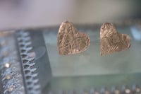 Image 5 of Patterned heart earrings 
