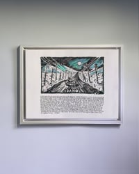 Wooden Box Frame Canvas Print of the Idaho painting