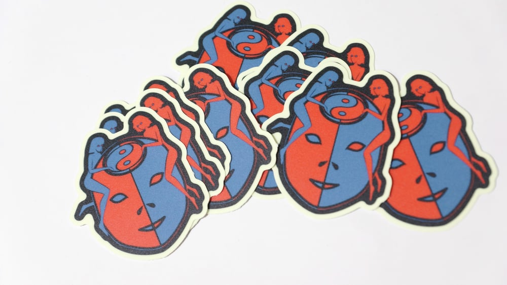 Ménage à trois sticker
