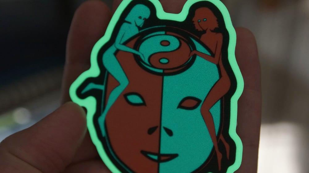 Ménage à trois sticker