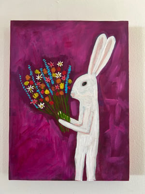 Image of Some Bunny -original painting