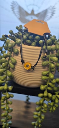 Image 1 of Sunflower Adjustable Bracelet 