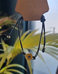 Image 2 of Sunflower Adjustable Bracelet 