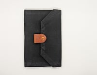 Image 3 of Waxed Canvas Notebook Cover (Black)