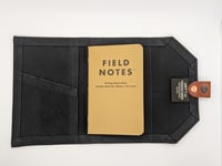 Image 1 of Waxed Canvas Notebook Cover (Black)