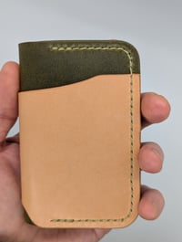 Image 1 of The LT Wallet (Natural & Olive)