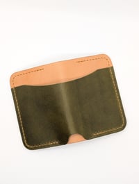 Image 3 of The LT Wallet (Olive & Natural)