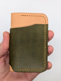 Image 1 of The LT Wallet (Olive & Natural)