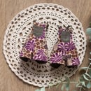 Image 2 of Floral corduroy overalls - Teacup Marionette