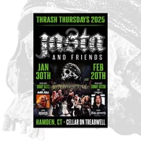 SIGNED THRASH THURSDAY POSTER