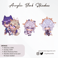 Image of HSR Acrylic Block Standees