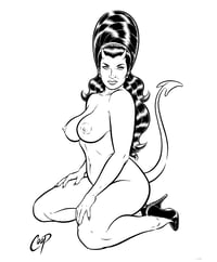 BEEHIVE DEVIL GIRL Original Art