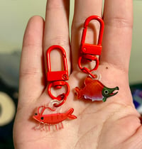 Mini Shrimp Keychain 