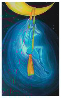 "Star Gazing" original art print