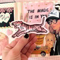 Image 2 of Pink tiger sticker 