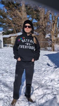 Image 2 of Queer Detroit Hoodie Small
