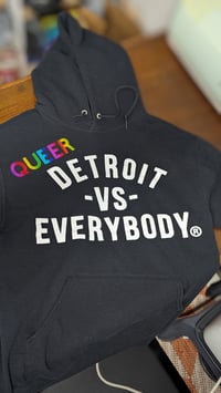 Image 1 of Queer Detroit Hoodie Small