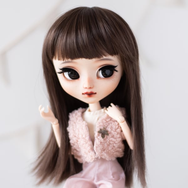 Image of Gilet "quinoa" rose - Pullip