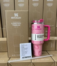 Image 17 of Hello Kitty X Stanley “GLITTER PINK” | 40 Oz. FlowState Tumbler