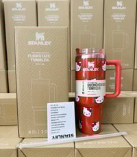 Image 2 of Hello Kitty X Stanley “GLITTER RED” | 40 Oz. FlowState Tumbler