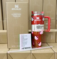 Image 1 of Hello Kitty X Stanley “GLITTER RED” | 40 Oz. FlowState Tumbler