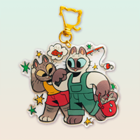 Image 1 of Kitty Fishin’ Charm