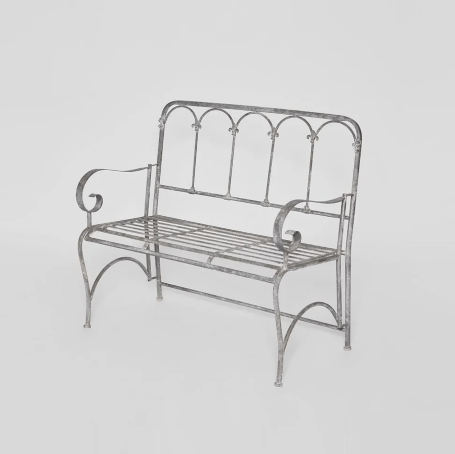 Image of Fleur De Lys Garden Bench
