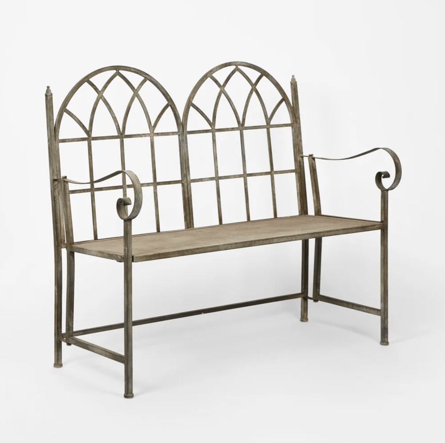 Image of Zinc Garden Bench