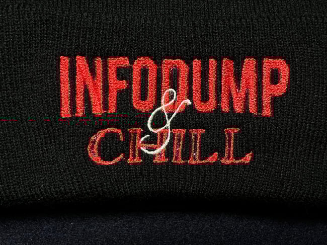 Infodump and Chill Beanie