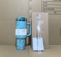 Image 2 of Hello Kitty X Stanley™️ “Teal” | 40 Oz. FlowState Tumbler
