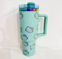 Image 4 of Hello Kitty X Stanley™️ “Teal” | 40 Oz. FlowState Tumbler