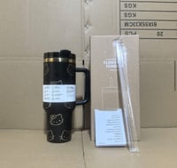 Image 2 of Hello Kitty X Stanley™️ “Black & Gold” | 40 Oz. FlowState Tumbler
