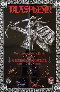Image 4 of BLASPHEMY - Desecration of Sao Paulo - Live in Brazilian Ritual Third Attack - (Red Vinyl)